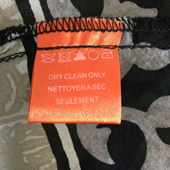 Hale Bob Cabana Tunic Top 100% Silk Chiffon XS - Picture 6 of 8